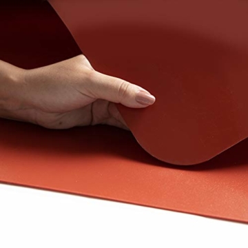Office Marshal® Bodenschutzmatte in Trendfarben, 75 x 120 cm für Hartböden, ohne schädliche Weichmacher und PVC